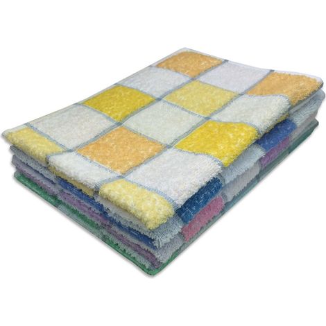 SET 6 ASCIUGAMANI OSPITE SPUGNA DAMA CM. 40X60