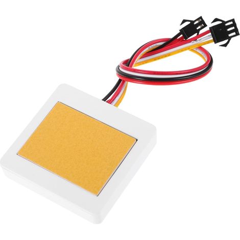 Interrupteur Tactile LED Variateur pour Miroir de Maquillage Module de Remplacement, Installation Facile, Plastique Blanc, Usage pour Coiffeuse et Salle de Bain (1/5)