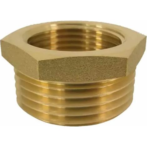 Gewindefitting Messing Reduzierstück 2" AG x 1" IG