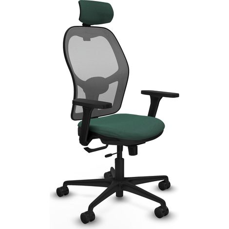 Silla de oficina piqueras y crespo Jorquera negro tela transpirable (1/2)