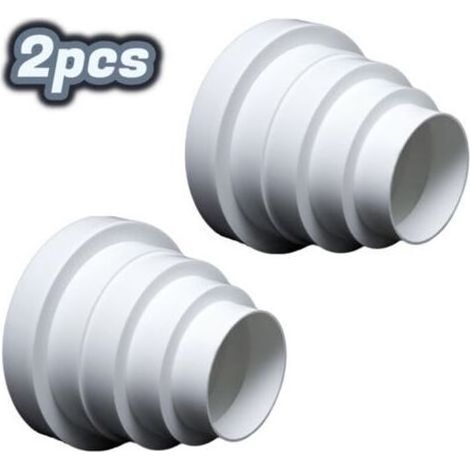 Réducteur universel rond pour système de ventilation de diamètre de 80-150 mm -Canal RDRC/2pcs (1/4)