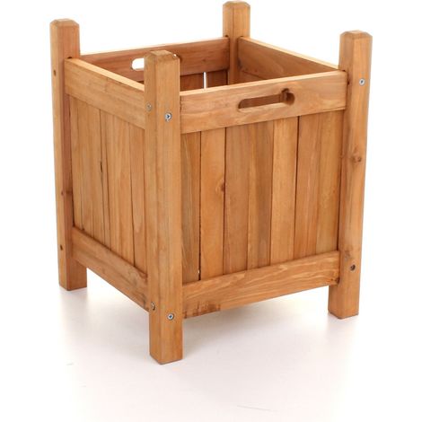 Small Stylish Wooden Planter