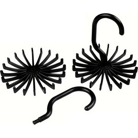 Porte-cravates rotatif en, pouvant contenir 20 cravates, organisateur de cravates pour hommes (1/5)