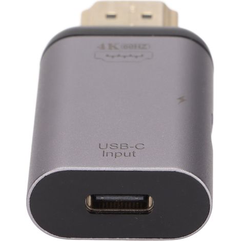 USB-C-Buchse auf PD-Stecker-Adapter, USB-C-Verlängerungskabel, Mini-Videosplitter, 4K 60Hz-Konverter für Laptops und Handys. (1/5)