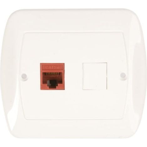 Simon Akord Conector único para ordenador RJ45 cat.5e blanco AF51/11