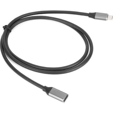 Câble d'extension USB-C HD 4K USB
3.1 PD mâle-femelle, 3 A, 60 W, 1 m (1/5)