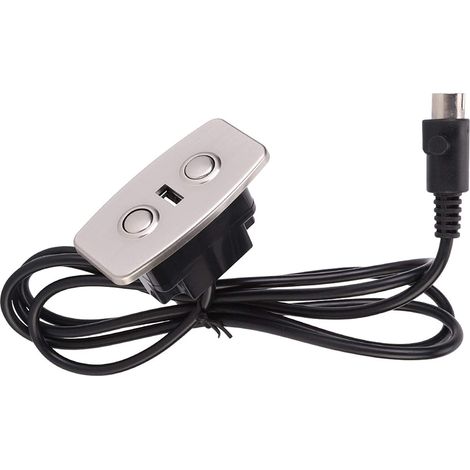 AIPERQ Stuhlschalter, elektrischer Liegesofa-Controller, 2-Tasten-Schalter, Fernbedienung, manueller Schalter mit Dual-USB (1/5)