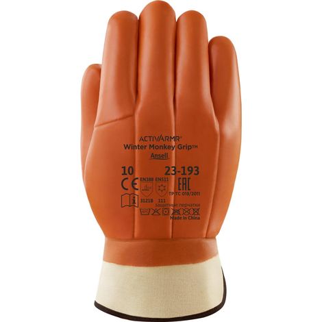 Ansell Kälteschutzhandschuh Winter Monkey Grip 23-193, Gr. 10 (1/5)
