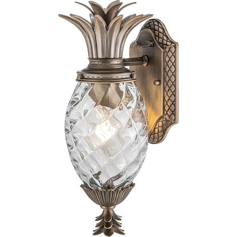Applique esterna Ananas bronzo patinato E27 IP44 Hinkley (1/5)
