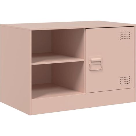 Maison Exclusive - TV-Schrank Rosa 67x39x44 cm Stahl
