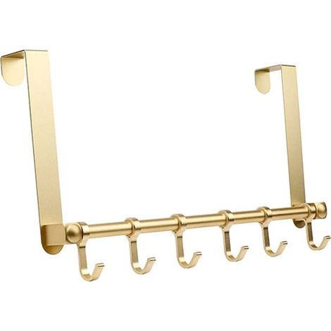Türhaken – 6 Haken – Gold (1/5)