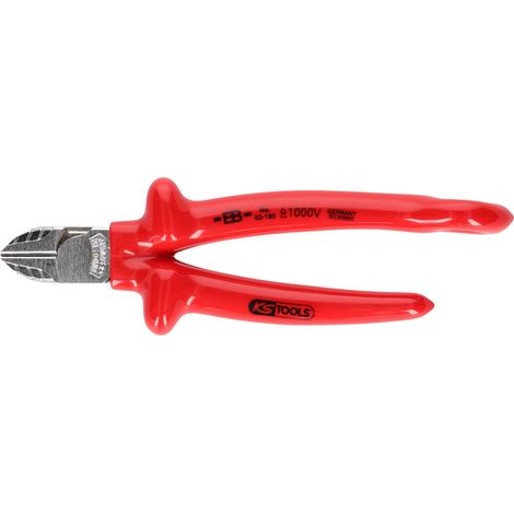 KS Tools 1000V Seitenschneider mit Sicherungsöse für Sicherheitsleine (1/2)