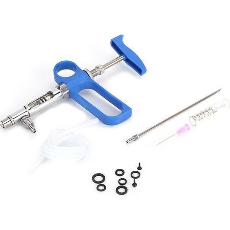 Seringue à vaccin 2ml Type C pour volailles et bétail - Injecteur continu pour poulets, porcs, moutons, canards (1/5)
