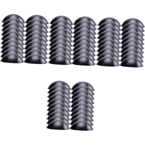 80pièces Tapis De Drainage pour Pots De Fleurs Pads Maille Trouée Forme De Bol Accessoire De Jardin De Anti-Perte De Sol (1/5)