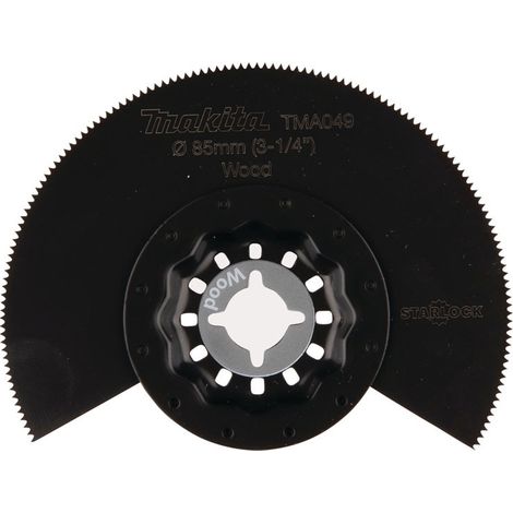 Lame segment HCS à moyeu déporté pour bois et Métal TMA049 - MAKITA B-64836