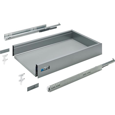 Hettich-Set Schubkasten InnoTech Atira, Küchenschubkasten, Ersatzschubkasten,70 x 470 x 600 mm - 1 Set