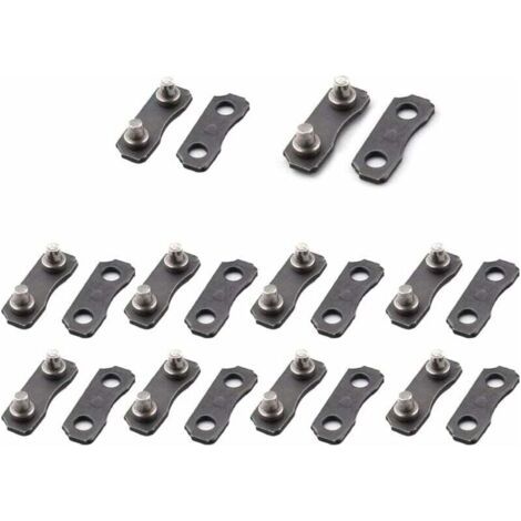 Kit De Réparation Chaîne Tronçonneuse 10 Pièces Maillon Maître 3/8 LP Compatible Pièces Originales