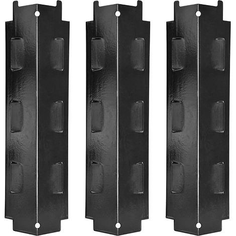 Grillheizplatten, 3er-Pack – Schwarz