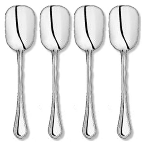 MAURY'S YORKPIU SET PALETTA GELATO 4 PZ IN ACCIAIO INOX