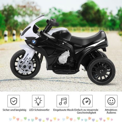 6V Moto Électrique Enfant Véhicule à Batterie Rechargeable avec Musique et Phare Jouet Conduite pour Enfants (1/5)