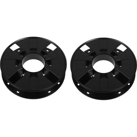2 Pièces Enrouleur de Câble D'alimentation Bobine de Fil en Plastique Noir 0,25kg pour Câble et Cordon Électrique, Rangement Précis, Maison et École (1/5)