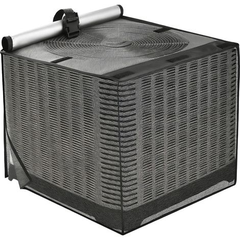 Housse de Protection pour Unité Extérieure de Climatiseur Grille de protection mesh imperméable Protection pour Condensateur de Climatiseur Central (1/5)