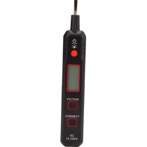 Stylo testeur de tension de contact portable et simple d'utilisation, détecteur de tension électrique, voltmètre AC 12-300 V (1/5)
