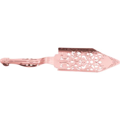 Hohler Absinth-Filterlöffel aus Edelstahl, roségoldfarben, ideal für die Bar. (1/5)