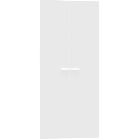 Armario ropero 2 puertas abatibles Tibet acabado blanco, 79 cm(ancho) 180 cm(altura) 52 cm(fondo) (1/3)