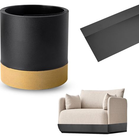 Bloqueur de Jouets pour Meubles, 300 x11CM Empêche Les Objets sous Le canapé,Réglable Under Couch Toy Blocker Bloqueur Animaux de Pénétrer dans Les Interstices Meubles (Noir) (1/5)