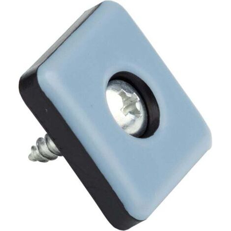 Pair Teflon-Möbelgleiter mit Schrauben │ 20 Stück │ Rechteckig │ 40 x 40 mm │ Bodenschutz │ PTFE-Gleiter │ Teflon-Gleiter