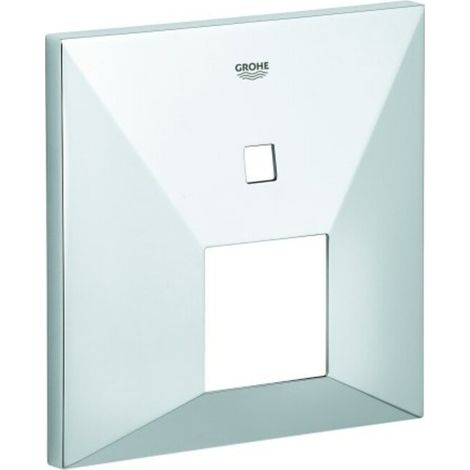 Rosette 48437 eckig für EHM- Fertigmontagesets 2 ASV chrom (1/2)