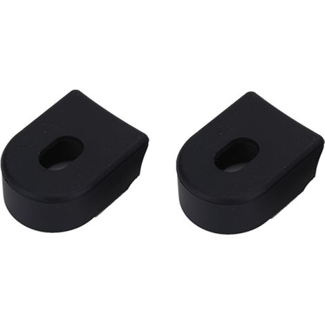 1 Paire de Manchons Protecteurs Souples pour Pédalier Vélo, Accessoire Antichoc Noir Cyclisme (1/5)