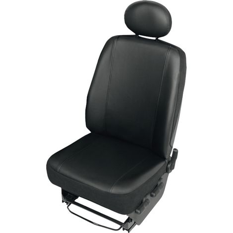 HP Autozubehör 22818  Sitzbezug  Kunstleder Schwarz Fahrersitz, Beifahrersitz
