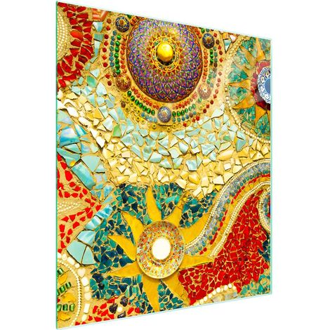 TAGLIERE IN VETRO 45x52 con motivo (1/5)