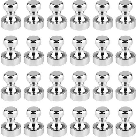 24pcs Aimants Puissants, XU, Aimant Frigo, Aimant , Magnet Frigo, Aimants Tableau Magnétique, Petit Aimant Puissant - KZQ