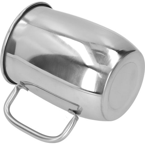 Tasse à café portable en acier inoxydable 1000ml, idéale pour vin, bière et boissons, avec anse. (1/5)