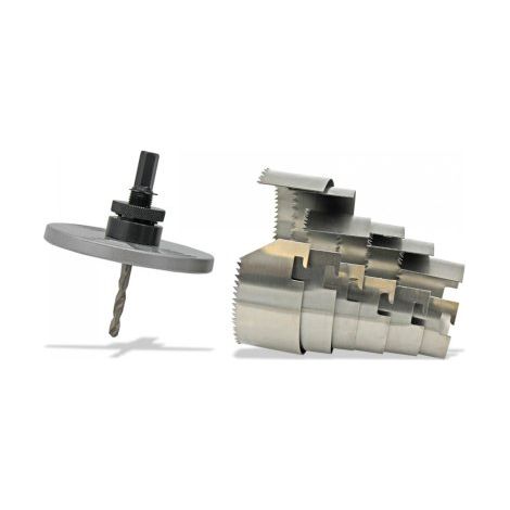 Set 5 scies ø 68, 74, 80, 90 et 100 mm EDMA (1/3)