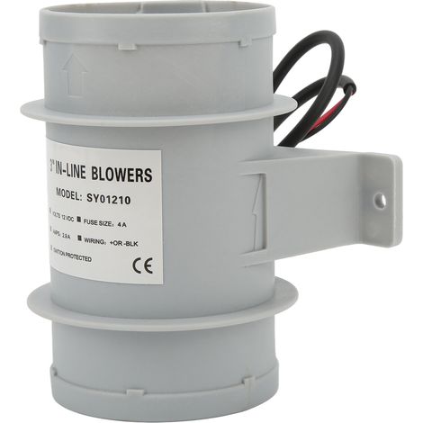 Ventilateur de 7,6 cm (3 pouces) à haut rendement et performances stables, en plastique, pour yacht et camping-car, 12 V CC (1/5)