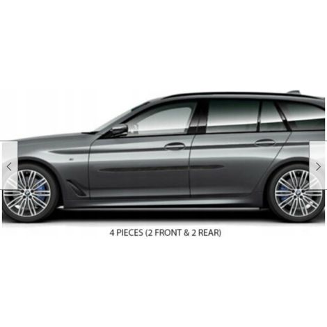 BMW 5 2017–2022 Kombi – SCHWARZE Seitentürverkleidungen (1/5)
