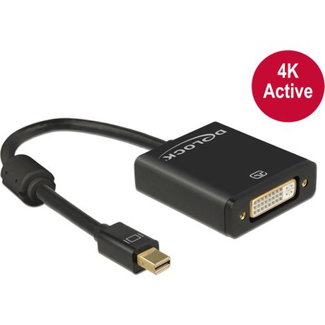 Adaptateur actif Premium Mini DisplayPort 1.2 vers DVI (1920 x 1200) / noir - 0,20 mètre