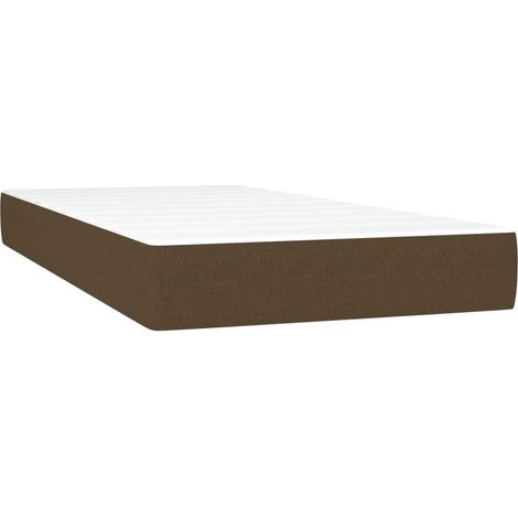 Matelas Matelas de lit à ressorts ensachés Marron foncé 90x200x20 cm CFW66809 CFW960194 (1/5)