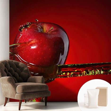 Tapete Vliestapete mit Kleber Wandtapete modern - Tapete mit Motiv - Tapete Schlafzimmer Saftige Energie 250x250 cm (1/5)