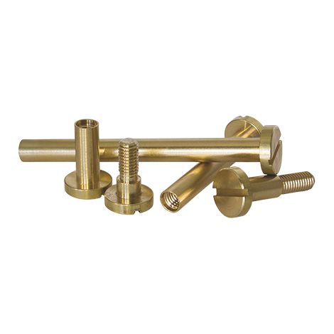 VITE A CANNOCCHIALE IN OTTONE Ø 6x60 mm. 100.00 pz