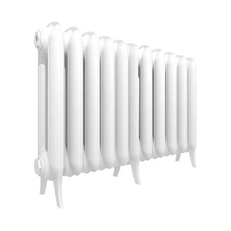 Radiateur fonte blanc sur pieds - Hauteur 720mm Longueur 1426mm 2108 watt - 17 éléments - PLA720/1426WS3