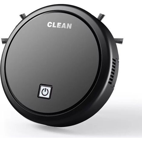 Robot Aspirateur Balayeuse Intelligent avec Serpillière Électroménager Domestique Collecteur de Poussière Batterie Intégrée Recharge USB