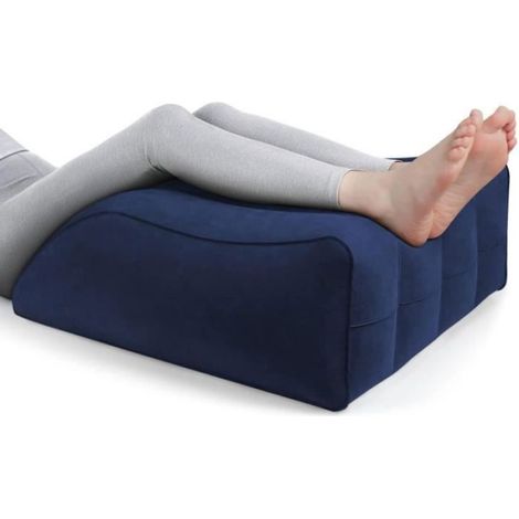 Coussin Jambes Surélevé Coussins Relève-Jambes Gonflable Confortable Coussin Surelevateur Jambes pour Dormir Réduire Gonflement (1/5)