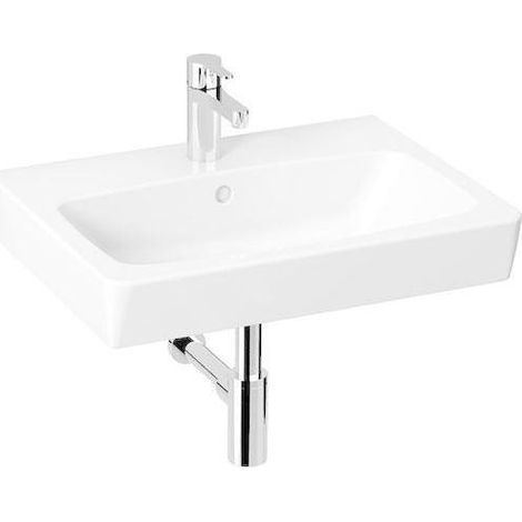 Jika Lyra plus - Lavabo 60x45 cm, avec trop-plein, avec trou pour robinet, blanc H8103820001041 (1/3)