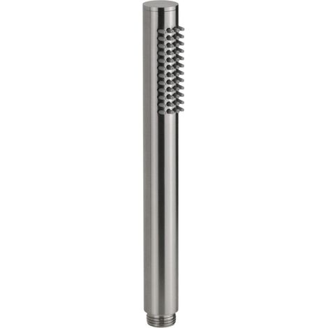 Douchette à main ronde à jet unique acier inoxydable AISI 304 avec buses anticalcaires et raccord 1/2"G Arqea Tuttotondo CP2501  Acier inoxydable (1/2)