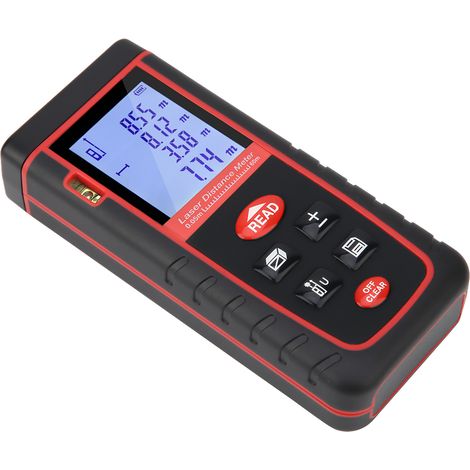 Télémètre Laser RZ-S 60M, mesureur de distance numérique LCD, outil de mesure portatif haute précision, télémètre de chantier 60 mètres (1/5)